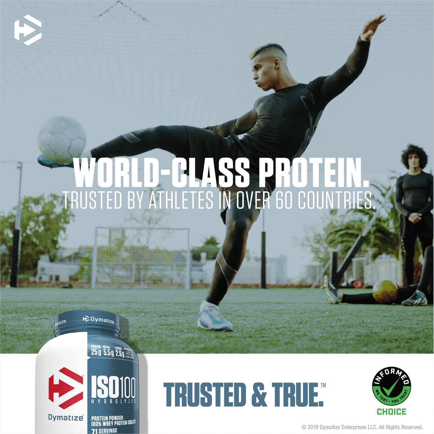 Dymatize ISO 100 Whey Protein Powder - 25g Hydrolyzed 100% Whey Isolate, Gluten Free, Fast Digesting, Gourmet Vanilla - 3 lb Jar