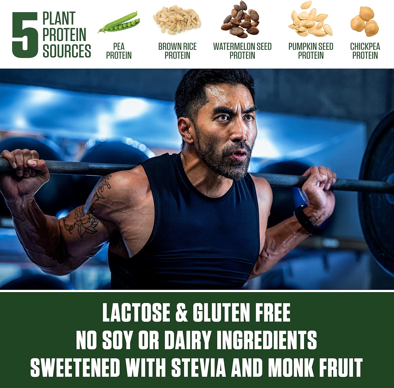 Dymatize Vegan Plant Protein: Smooth Vanilla, 25g Protein, 4.8g BCAAs, Complete Amino Acid Profile, 15 Servings - BoostGo Australia