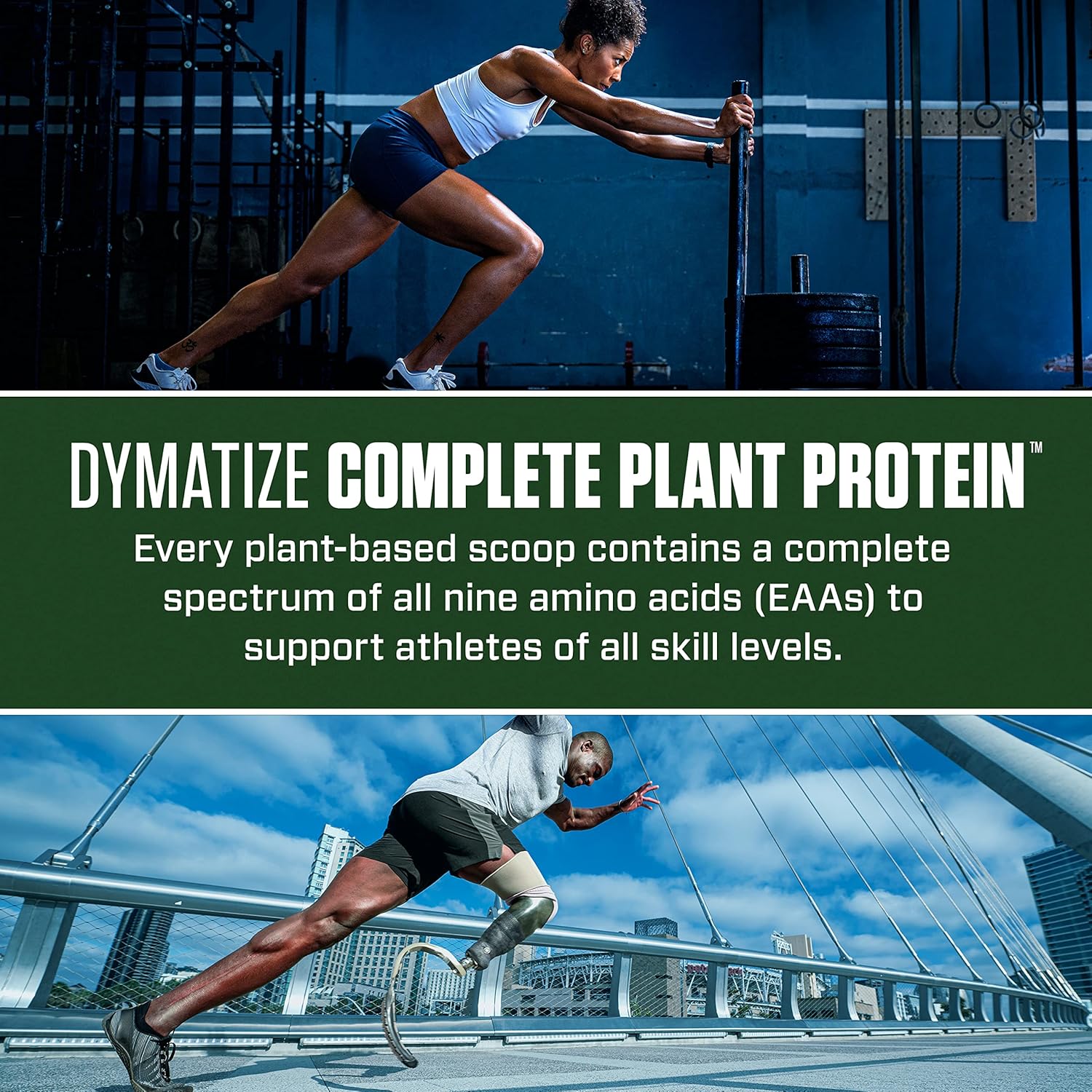 Dymatize Vegan Plant Protein: Smooth Vanilla, 25g Protein, 4.8g BCAAs, Complete Amino Acid Profile, 15 Servings - BoostGo Australia