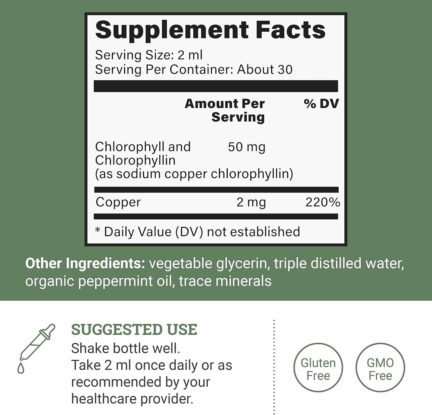 Earth Harmony Naturals Chlorophyll & Beet Root Liquid & Powder Blend - 2 Fl Oz & 120 Capsules