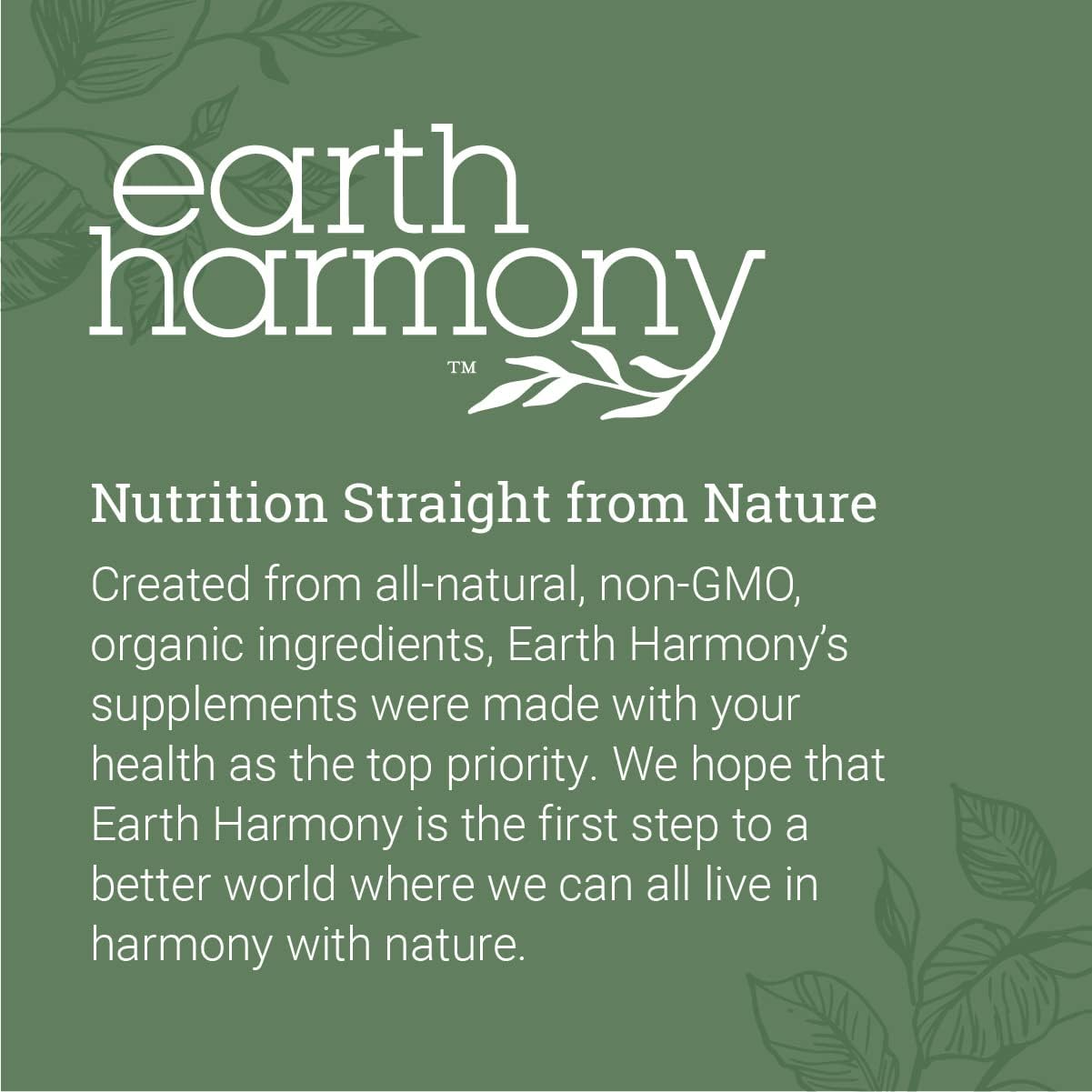 Earth Harmony Naturals Chlorophyll & Beet Root Liquid & Powder Blend - 2 Fl Oz & 120 Capsules