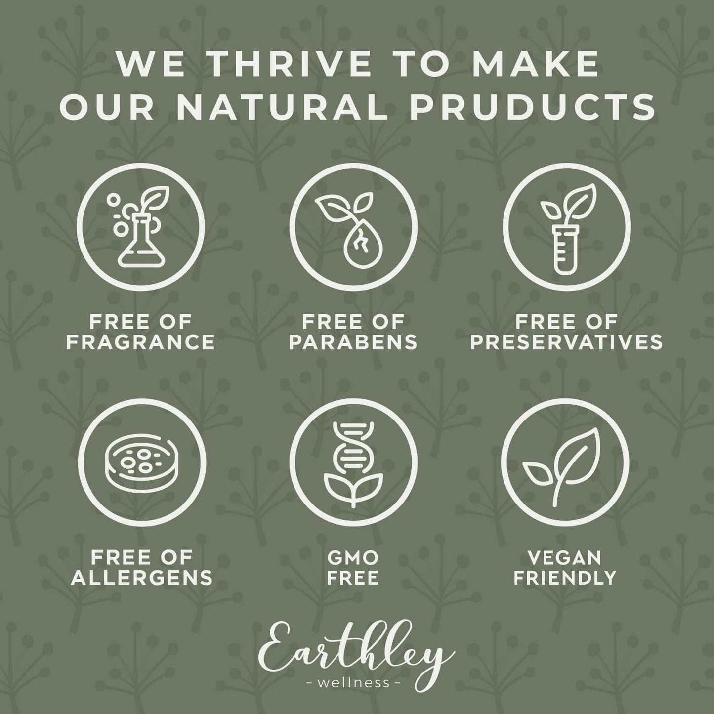 Earthley Wellness Thyroid Support - Natural Energy Boost and Brain Health - 4oz