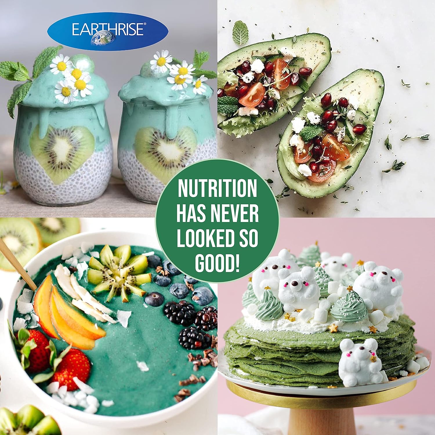 Earthrise Spirulina 500mg Tablets - Pure Californian Superfood, Vegan, Gluten Free, Keto Friendly, Non-GMO - High in Vitamins & Minerals - 1 LB (150 Servings)