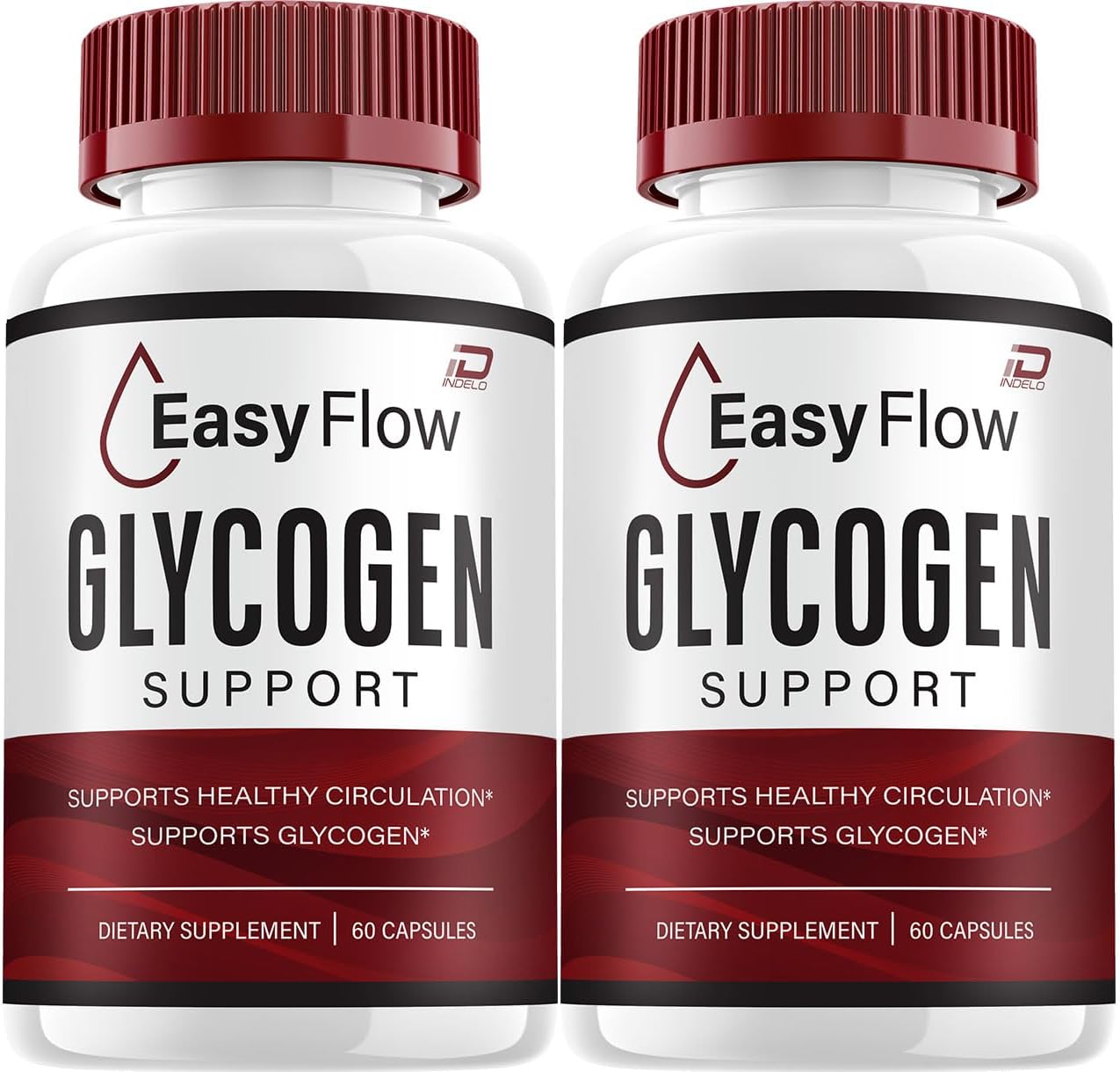 Easy Flow Advanced Supplement - Natural Formula for Healthy Energy Levels - Easy Flow Maximum Strength Capsules (2 Pack, 120 Capsules)