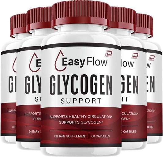 Easy Flow Advanced Supplement - Natural Formula for Healthy Energy Levels (300 Capsules)