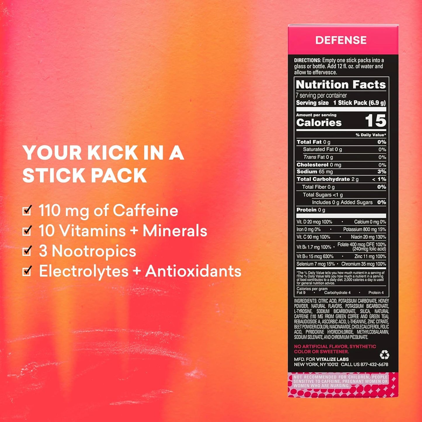 EBOOST Super Fuel Strawberry Lemonade Energy Drink Powder - 7 Packets - Preworkout Mix with Natural Energy, Vitamins, L-Tyrosine, L-Theanine - Ideal for Women & Men on the Go
