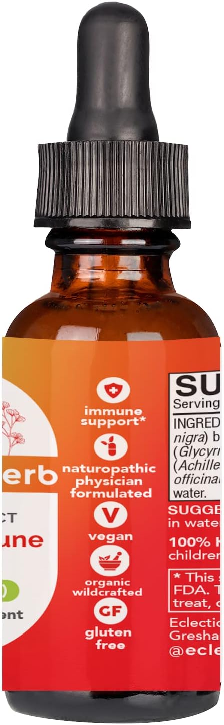 Eclectic Institute Non-GMO Lung & Immune Support Extract - Gluten Free | 2 fl oz
