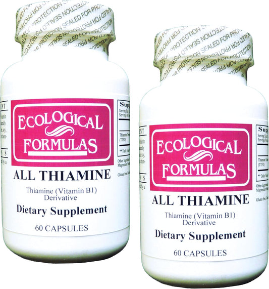 Ecological Formulas All Thiamine Vitamin B1 50 mg - 120 Capsules Total