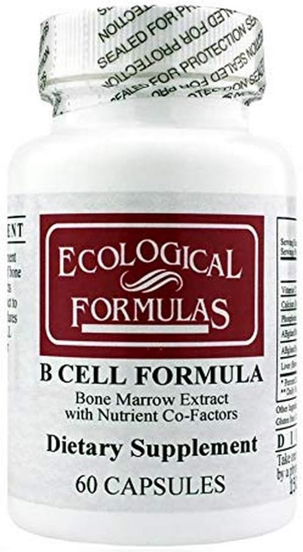 Ecological Formulas B Cell Formula Supplement - 60 Count, White Color