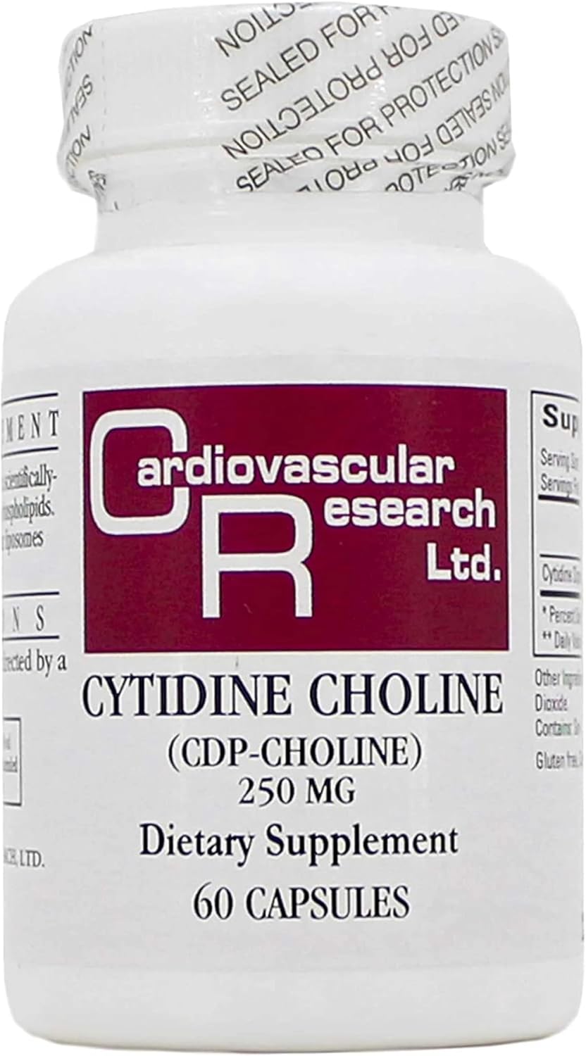 Ecological Formulas Cytidine Choline Capsules 250mg - 60 Count - Health and Beauty Supplement