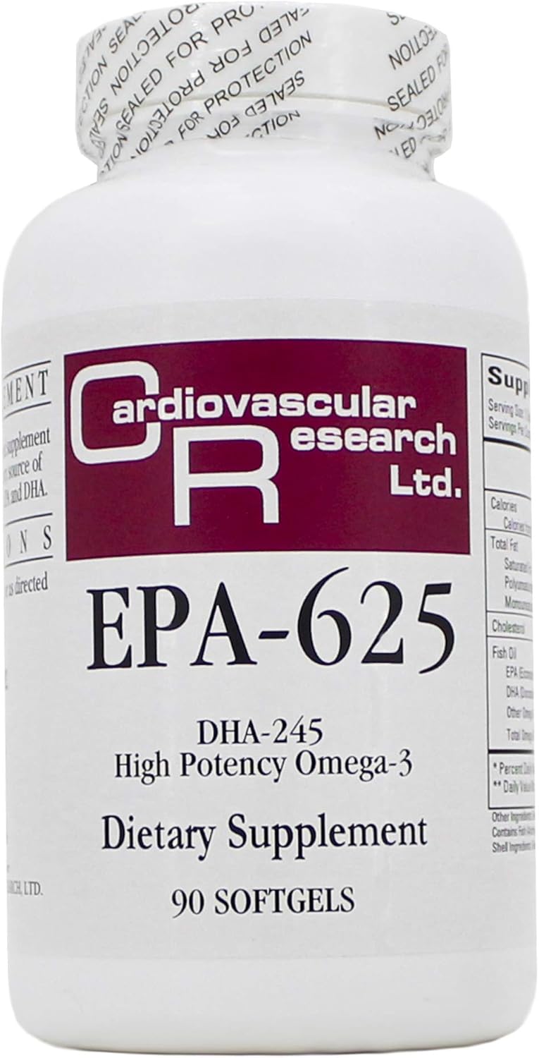 Ecological Formulas EPA-625 DHA-245 - Twin Pack Omega-3 Supplement