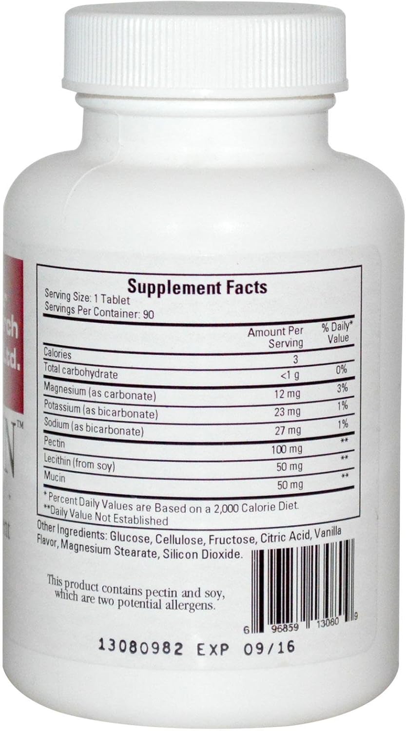 Ecological Formulas Refluxin 90 Tablets - Digestive Health Support Supplement