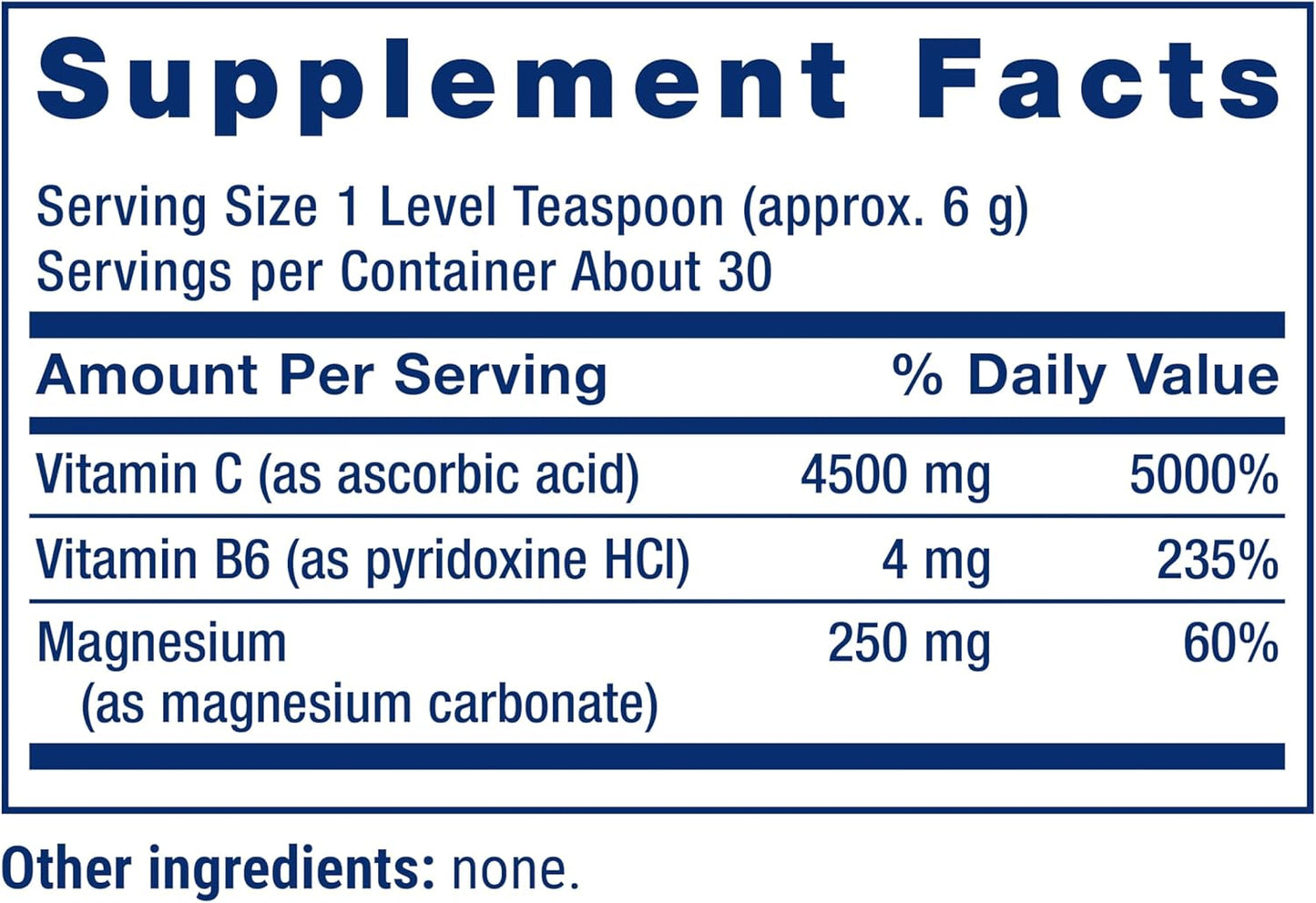 Effervescent Vitamin C Magnesium Crystals for Immediate Relief from Constipation, 180g - Gluten-Free, Non-GMO, Vegetarian