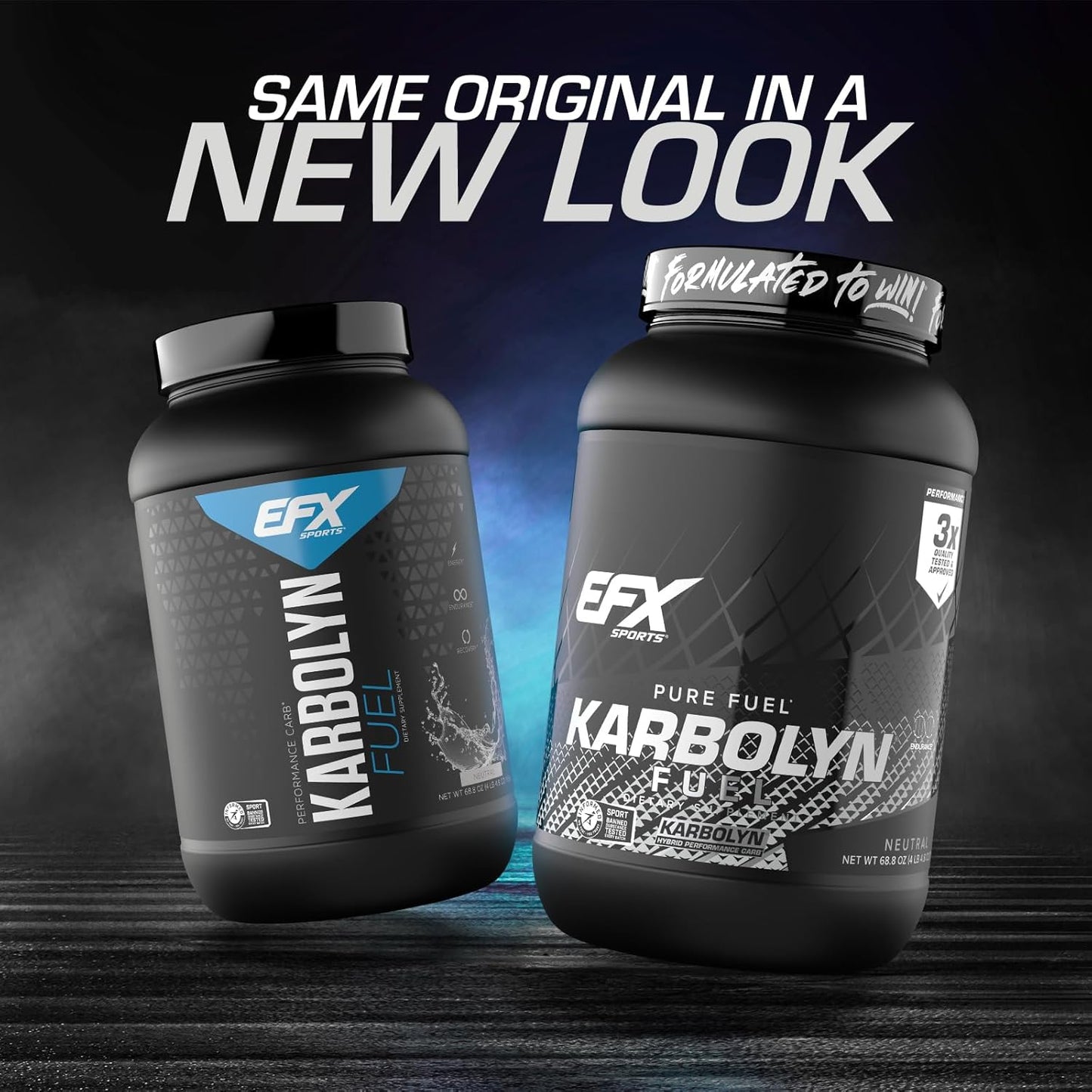 EFX Sports Karbolyn Fuel Carbohydrate Powder - Fast Absorbing, Sustained Energy, Quick Recovery - 39 Servings, Neutral Flavor - BoostGo Australia