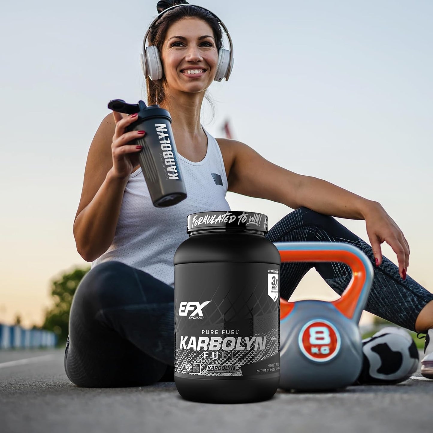 EFX Sports Karbolyn Fuel Carbohydrate Powder - Fast Absorbing, Sustained Energy, Quick Recovery - 39 Servings, Neutral Flavor - BoostGo Australia