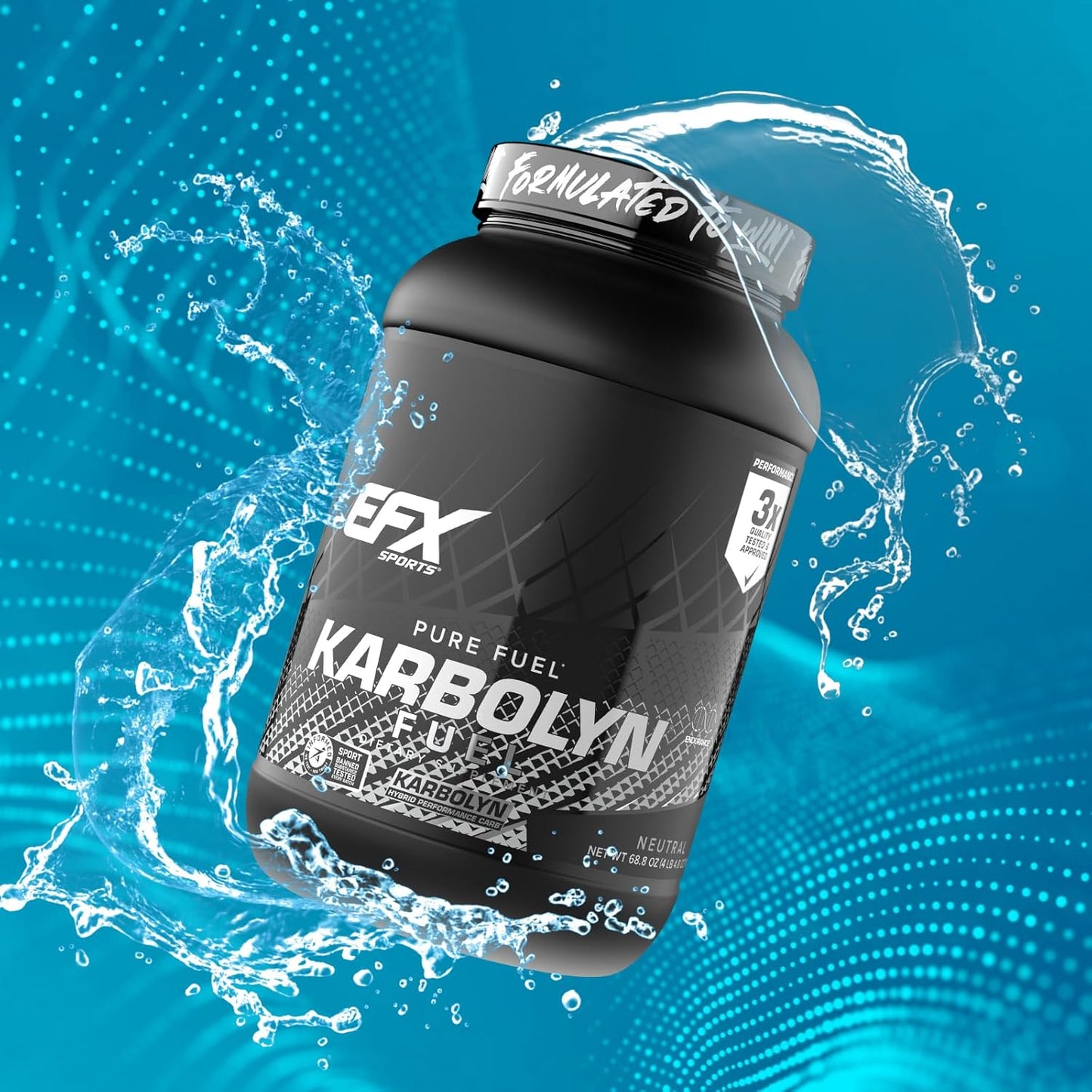 EFX Sports Karbolyn Fuel Carbohydrate Powder - Fast Absorbing, Sustained Energy, Quick Recovery - 39 Servings, Neutral Flavor - BoostGo Australia