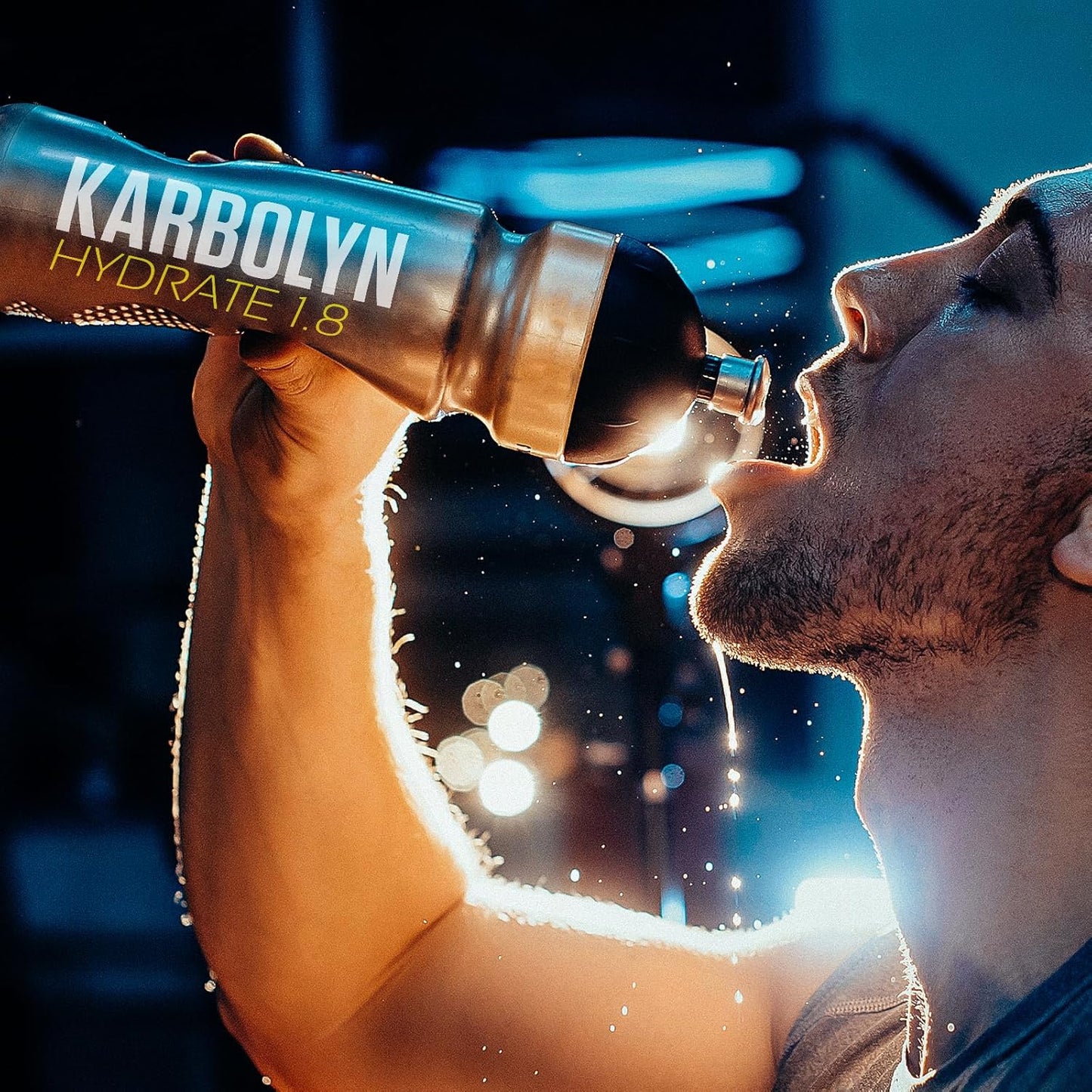 EFX Sports Karbolyn Hydrate Blue Frost - Carbohydrate Powder with Electrolytes for Fuel & Hydration - Stimulant Free Sports Drink Mix, Sugar Free - 66 Servings - BoostGo Australia