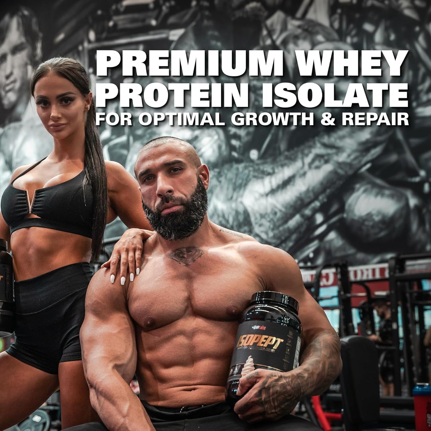 EHPlabs IsoPept Hydrolyzed Whey Protein Powder - Strawberry Milkshake Flavor, 27g Protein, Fast Absorption, Gluten-Free, Non-GMO - 27 Servings