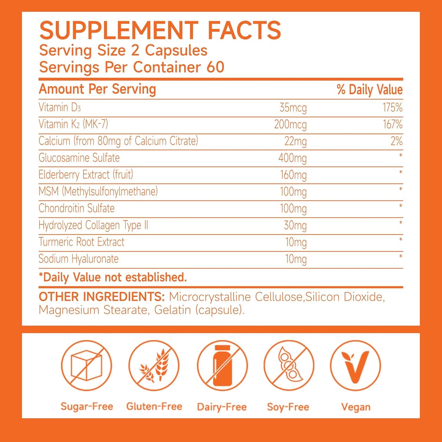 Elderberry and Chondroitin Supplement Bundle for Immune Support