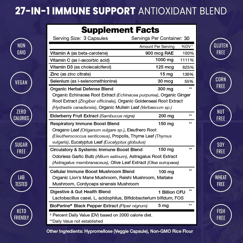 Elderberry and Immune Boost Bundle - NutraChamps (2-Pack) for Immune Support