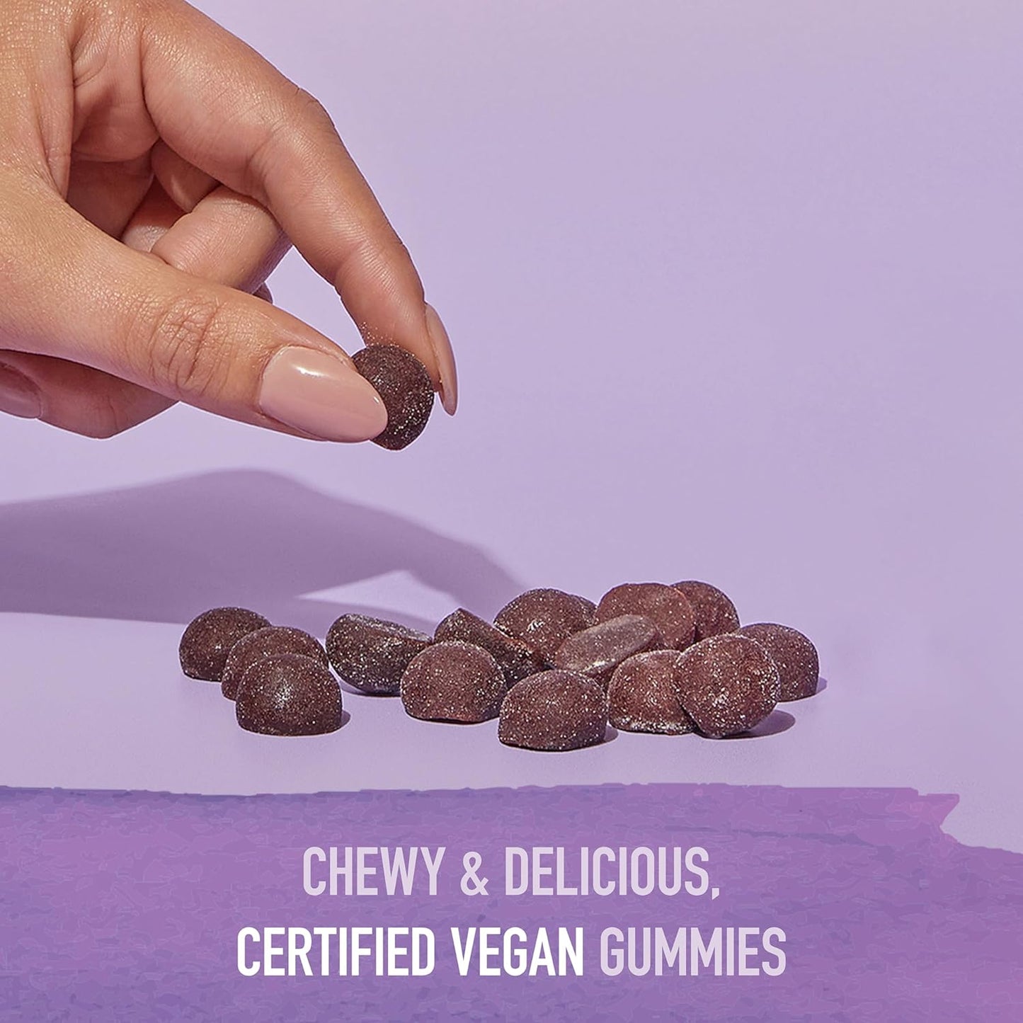 Elderberry Immune Gummy with Echinacea, Zinc & Vitamin C - 240 Vegan Gummy Drops - Real Fruit Herbal Supplement