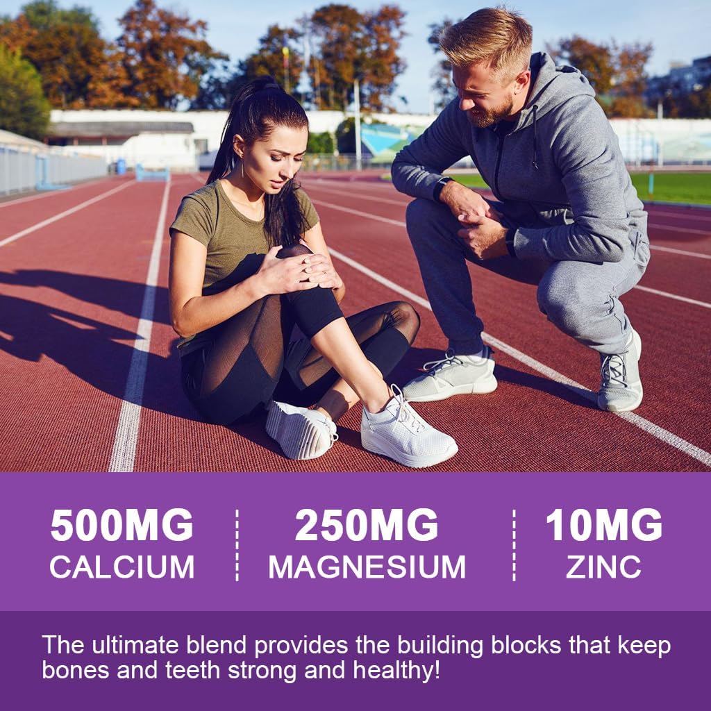 Elderberry Sea Moss Gummies with Calcium, Magnesium, and Zinc - Vitamin D3 for Bones, Muscles, Mood & Sleep - 60 Sugar-Free Gummies
