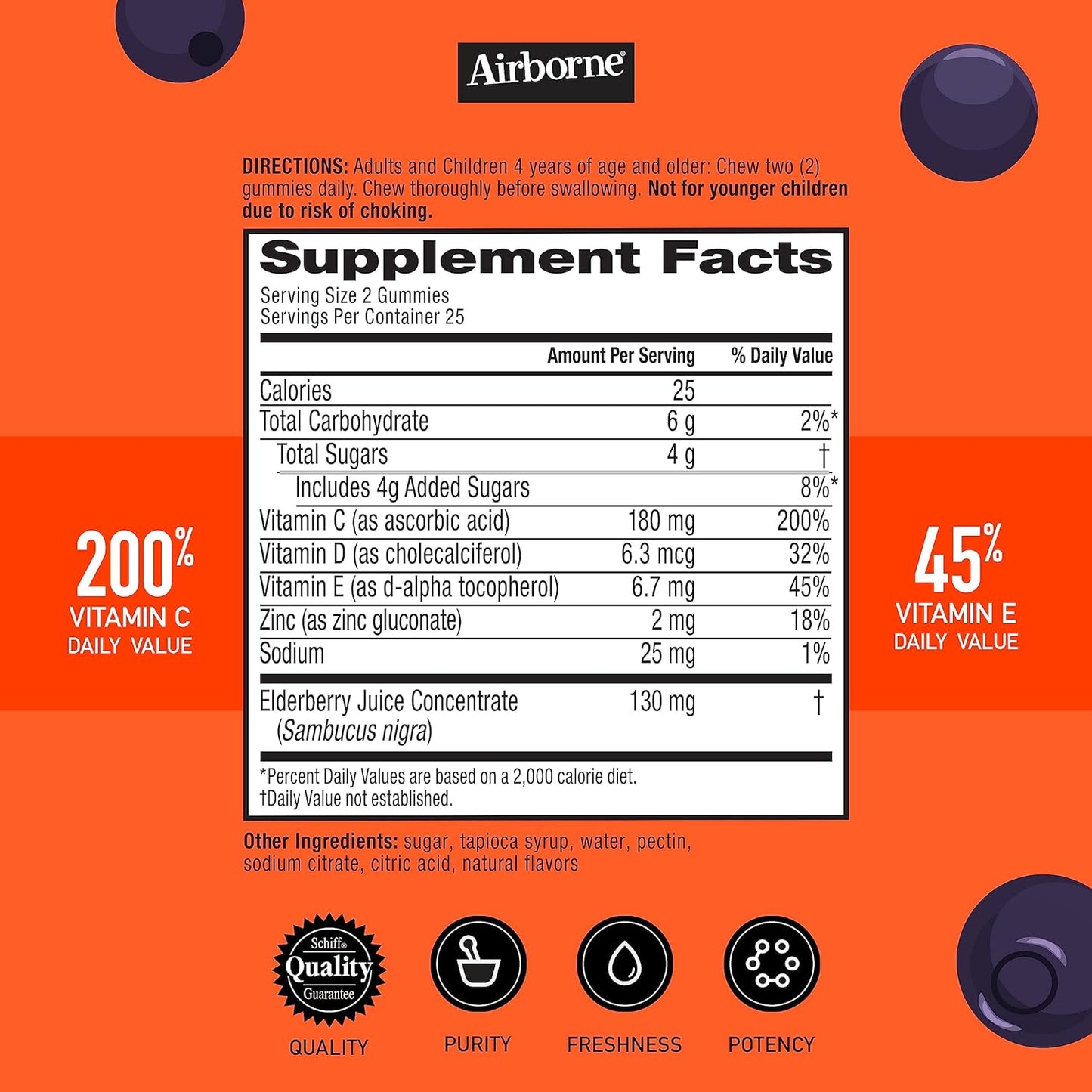 Elderberry + Zinc & Vitamin C Gummies for Kids - Immune Support with Antioxidants - 50 Gummies - Elderberry Flavor - BoostGo Australia
