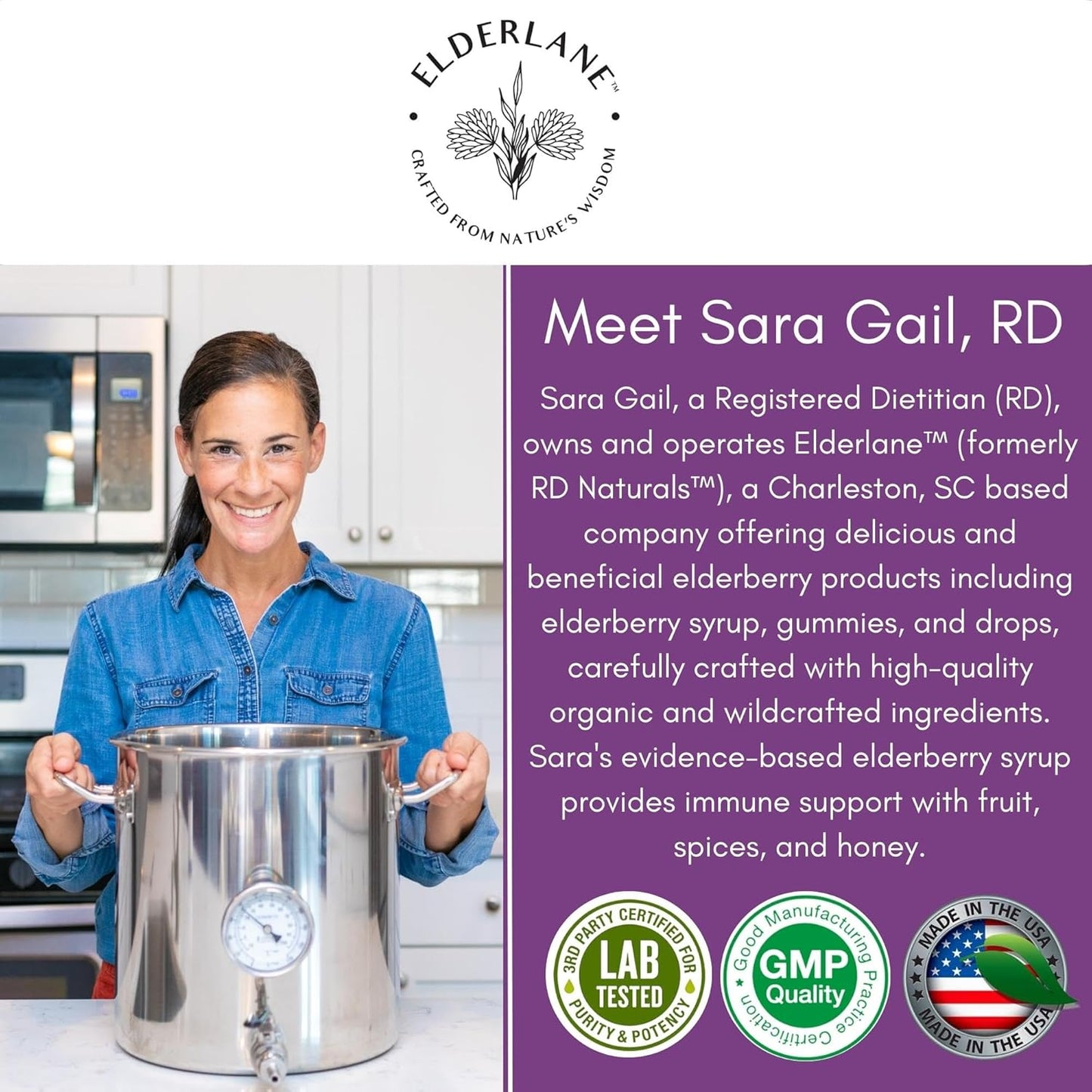 Elderlane Immune Support Supplement Bundle - Elderberry Syrup and Gummies for Adults and Kids - 16.9 Oz Syrup and 60ct Gummies