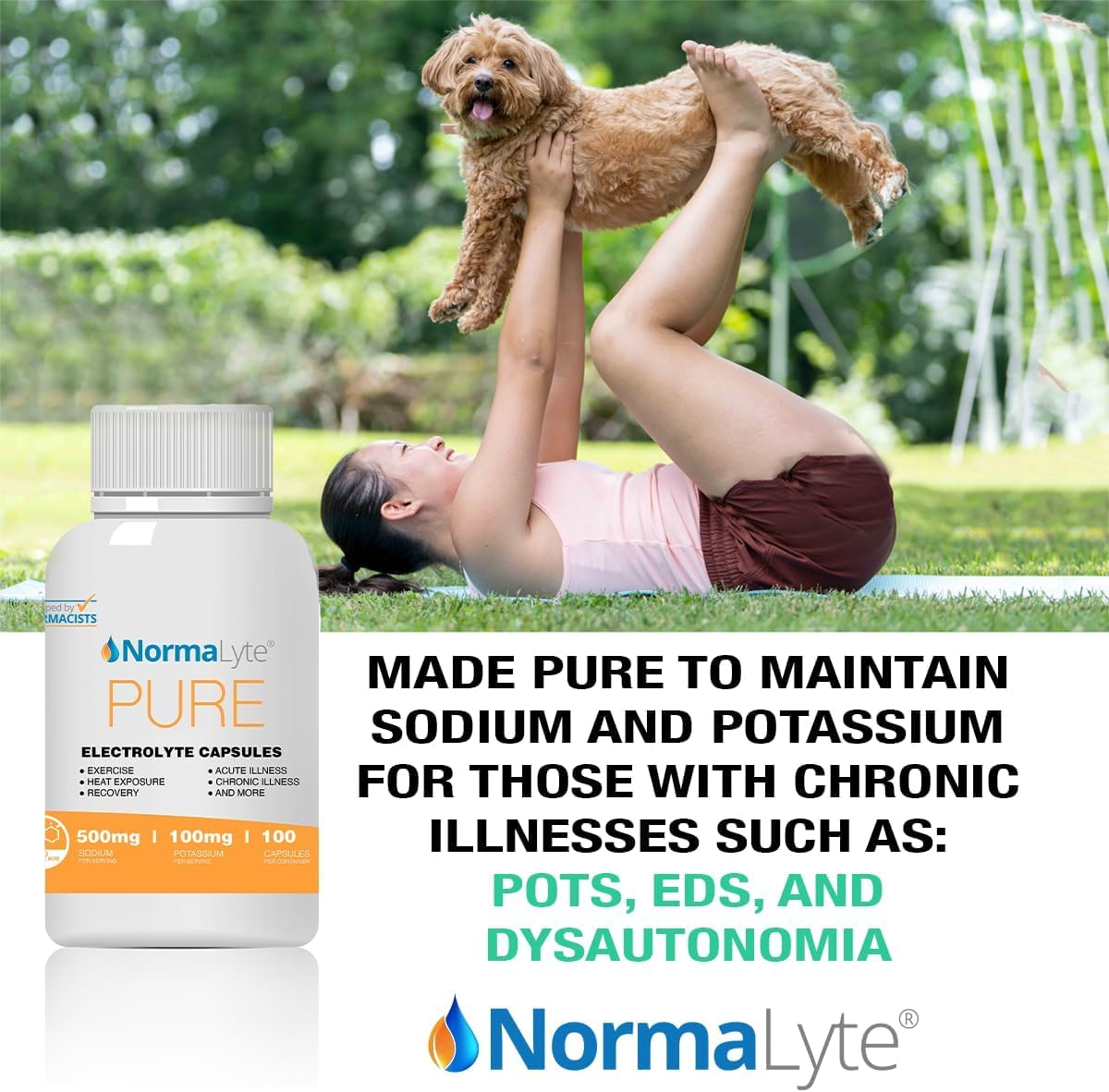 Electrolyte Bundle: Hydration Salt Pills & Rehydration Salts - 100 Capsules & 30 Stick Packs - Boost Energy, Recover Muscles, Manage POTS Symptoms