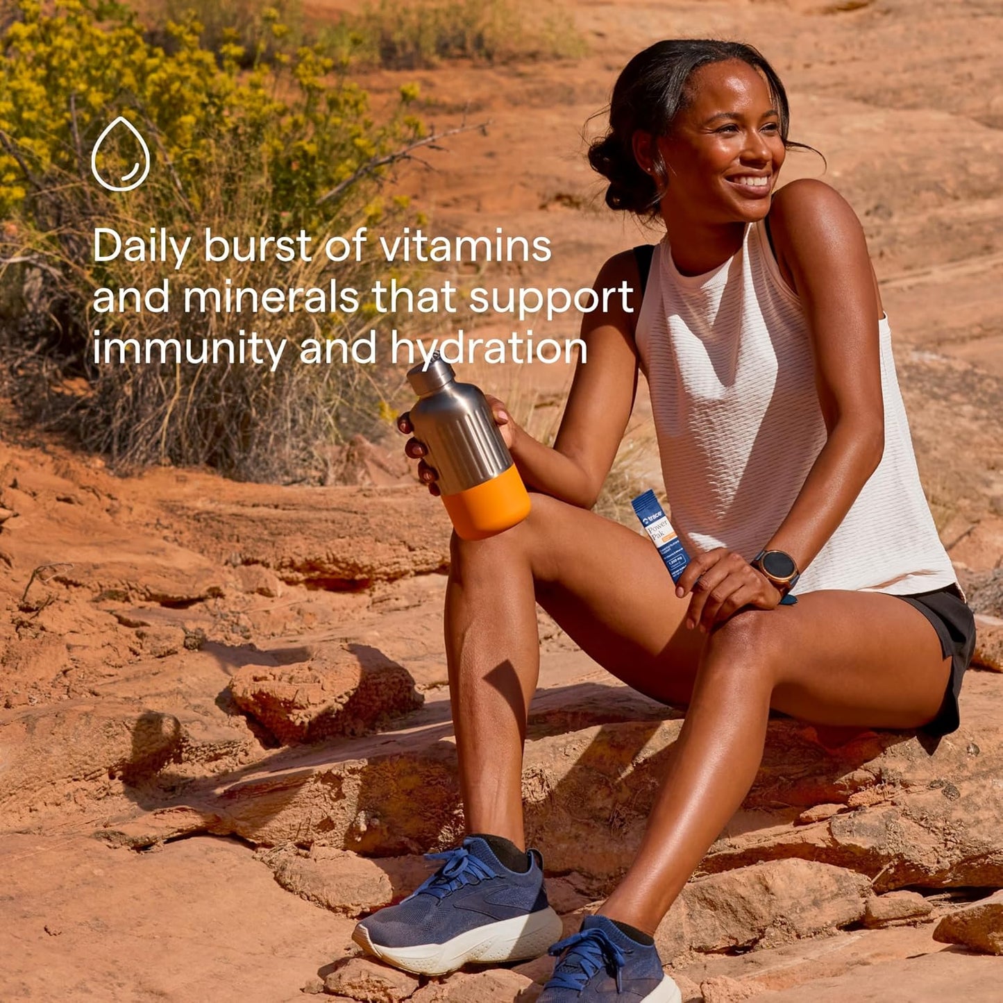 Electrolyte Stamina Power Pak Variety Pack - 1200mg Vitamin C - Non-GMO - Trace Minerals - 30 Packets - Pomegranate Blueberry, Raspberry, Acai Berry - Pack of 3