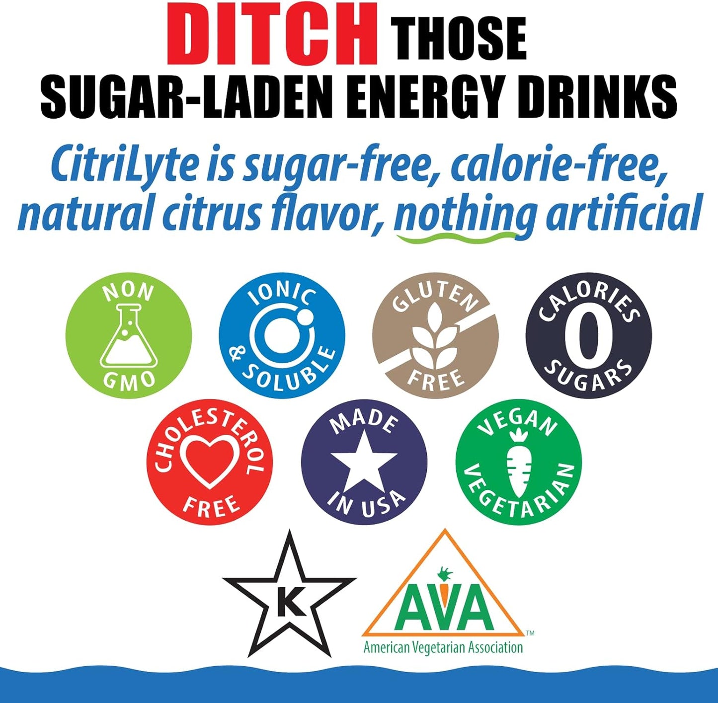 Elete Citrilyte Electrolyte Add-in Drops for Hydration, Muscle Cramp Relief, and Sports Drinks - Sodium, Magnesium, Potassium, Trace Minerals - Lemon Flavor - 18.6oz Refill Size