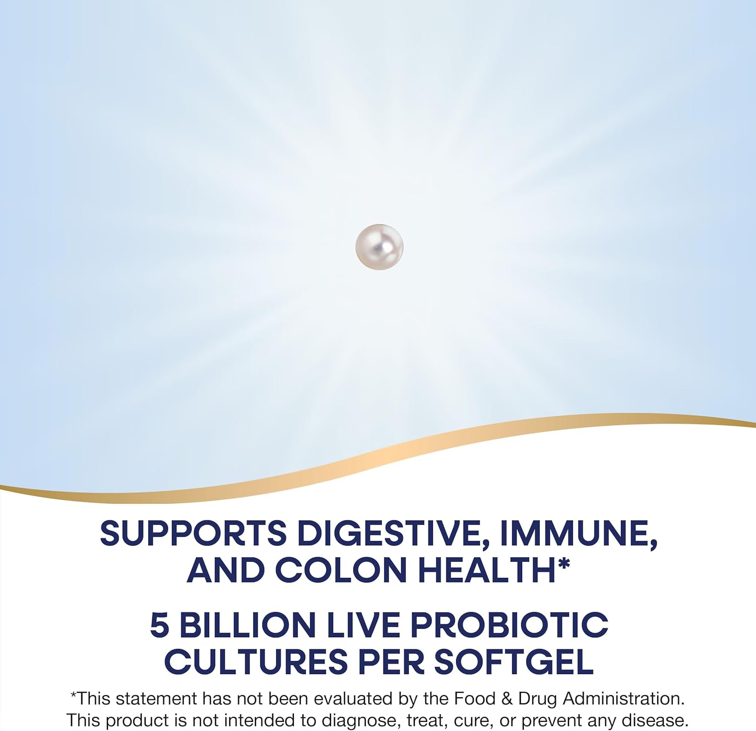 Elite Extra Strength Probiotic Pearls for Men and Women - Supports Digestive, Immune, Colon Health - 5 Billion Live Cultures - No Refrigeration Needed - 30 Softgels