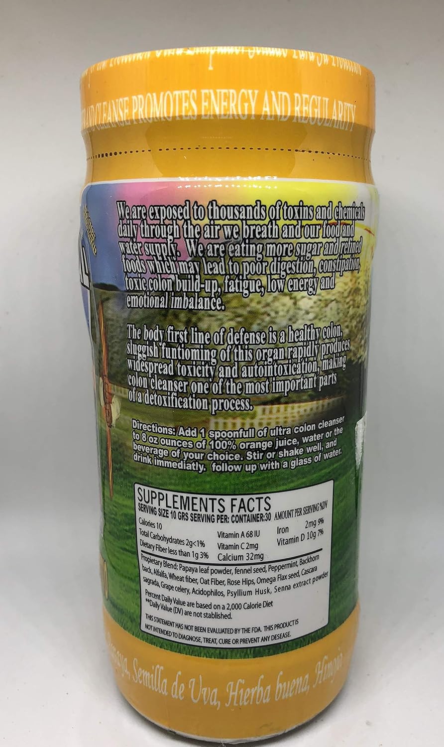 Elixir Natural Lbs Ultra Intestinal Cleanser 300g