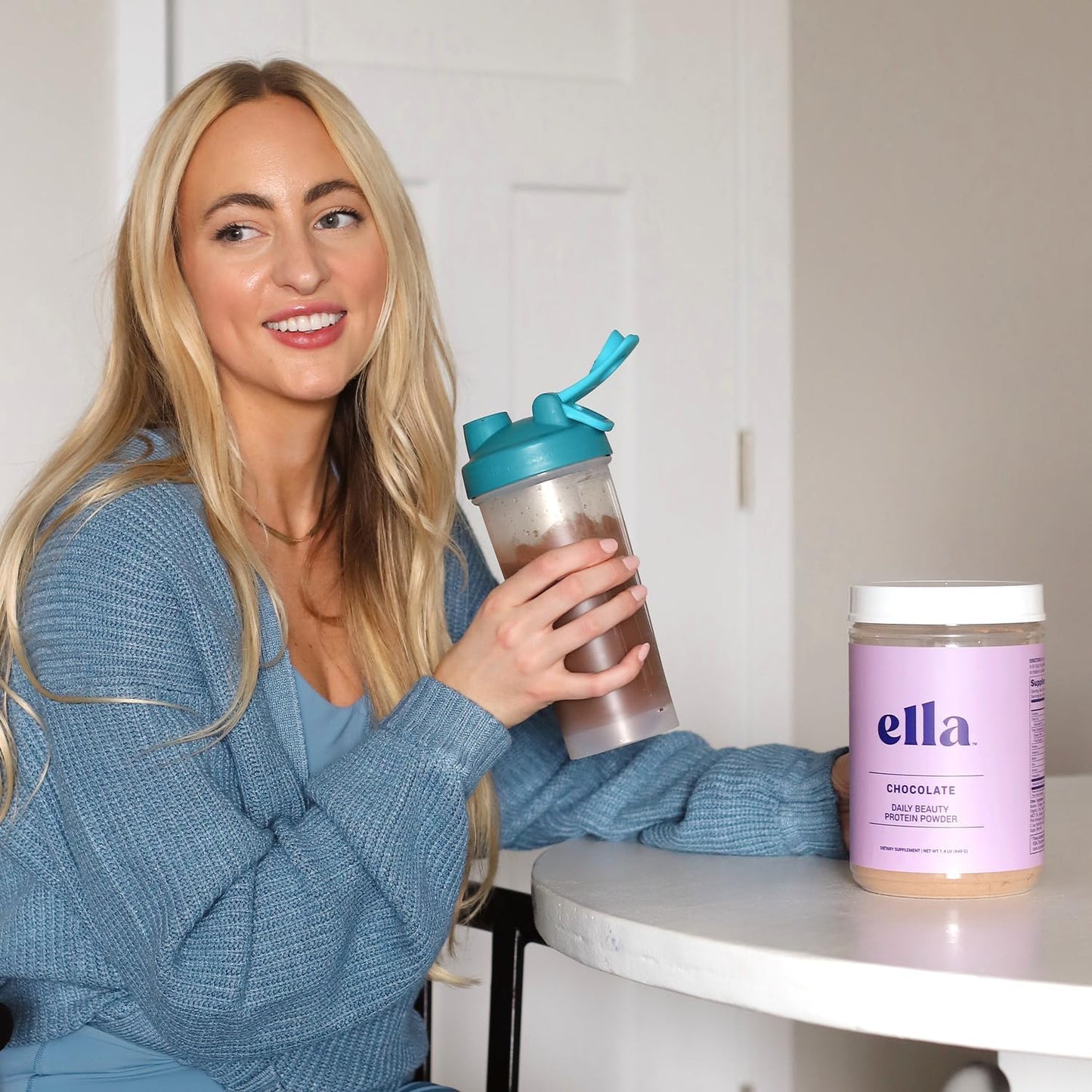 Ella Chocolate Collagen Protein Powder for Women - Grass-Fed Peptides, Non-GMO, Gluten-Free Beauty Supplement