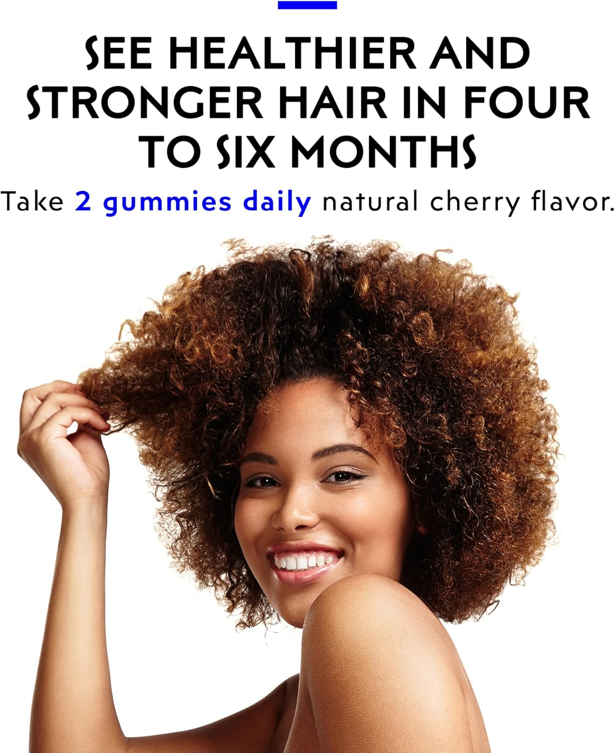 Elon Biotin Gummies 5000mcg for Hair, Skin, Nails - 60 Count Cherry Flavored Gummies - Vitamin A, Folic Acid, Vitamin E - 30 Day Supply