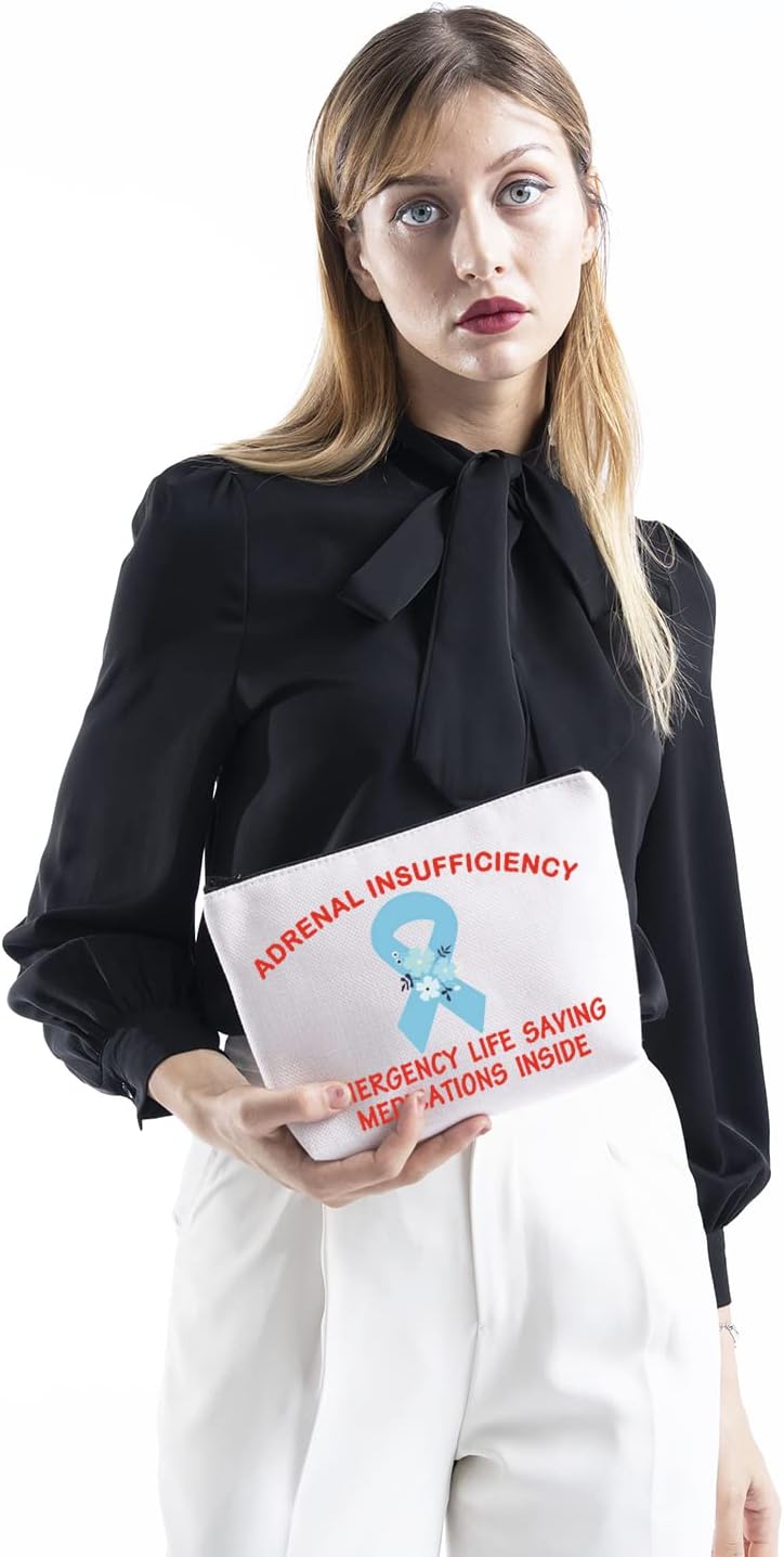 Emergency Adrenal Support Medical Alert Bag with Life-Saving Medications for Adrenal Insufficiency