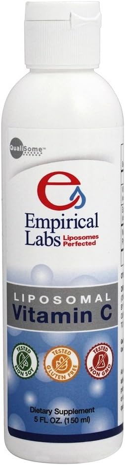Empirical Labs Liposomal Vitamin C with 96% Cellular Absorption and Phosphatidyl Choline (PC)