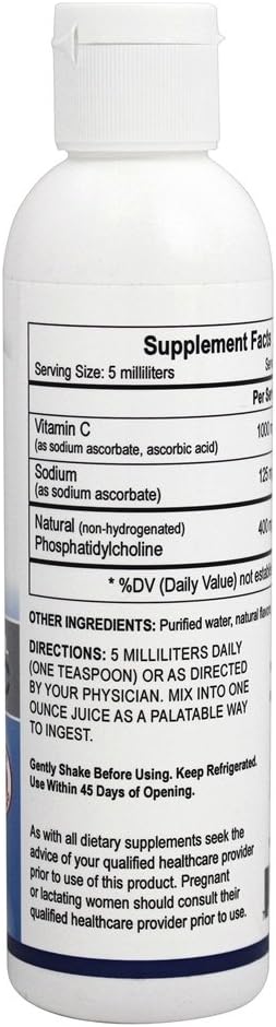 Empirical Labs Liposomal Vitamin C with 96% Cellular Absorption and Phosphatidyl Choline (PC)
