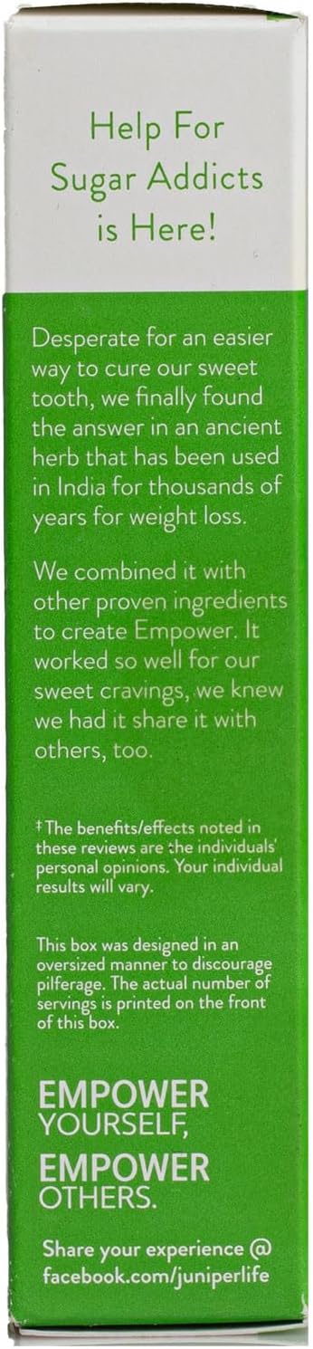 Empower Sugar Craving Suppressant - 2 Pack with Gymnema Sylvestre, 5HTP, Biotin, and Chromium Picolinate - Supports Keto Diet