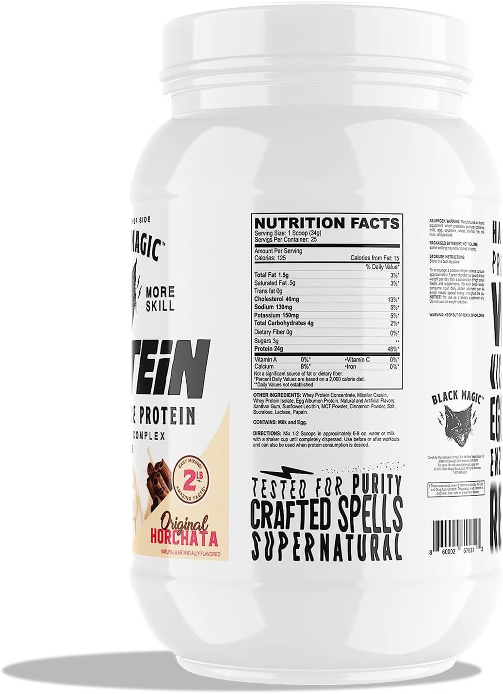 Enbanc Health Black Magic Protein Powder - 2 LB - Horchata Flavor