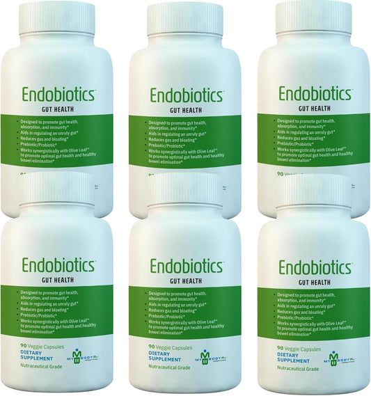Endobiotics Gut Support Supplement - 90 Capsules, 8 Strain Probiotic Blend for Digestive Health