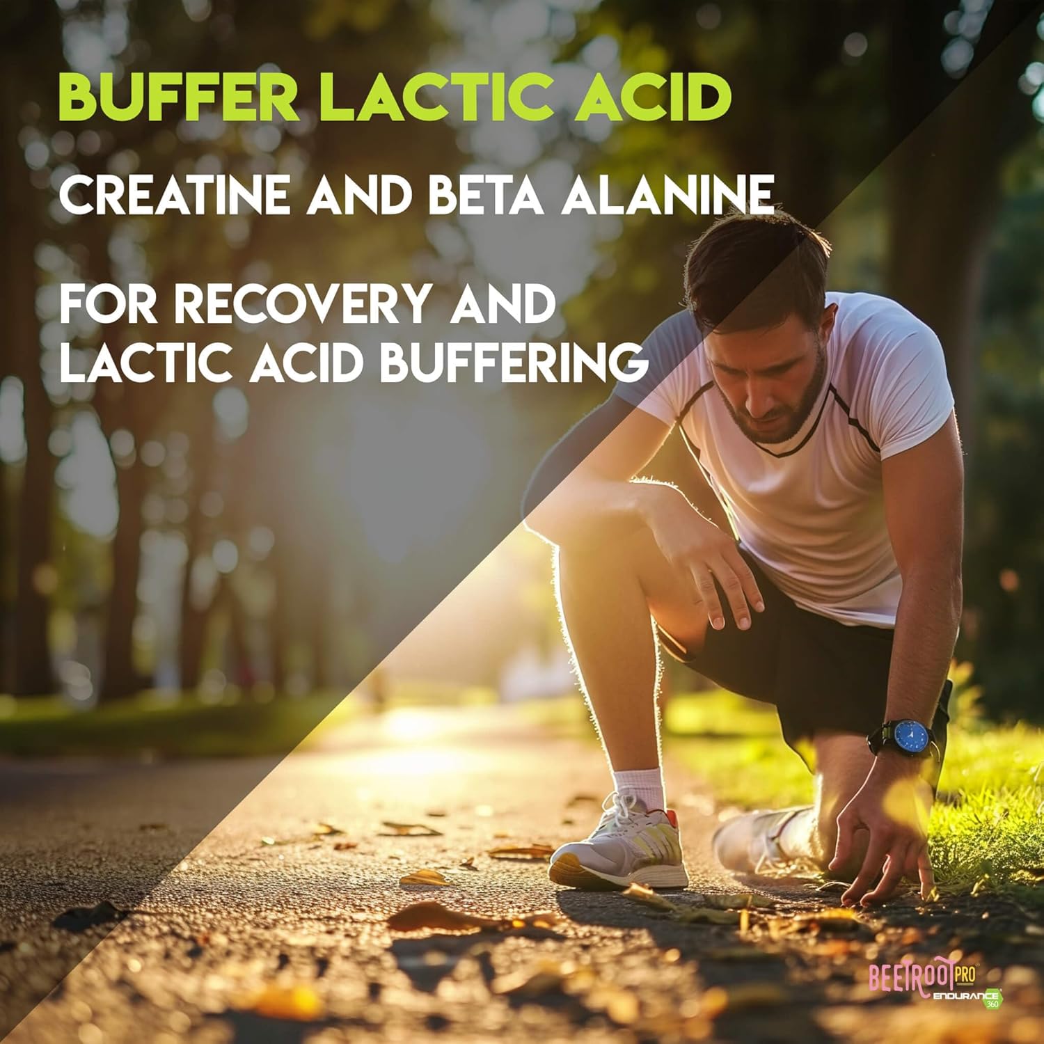 Endurance 360: Electrolytes, Creatine, Beta Alanine for Stamina, Leg Cramp Prevention, Muscle Recovery, VO2 Max Boost