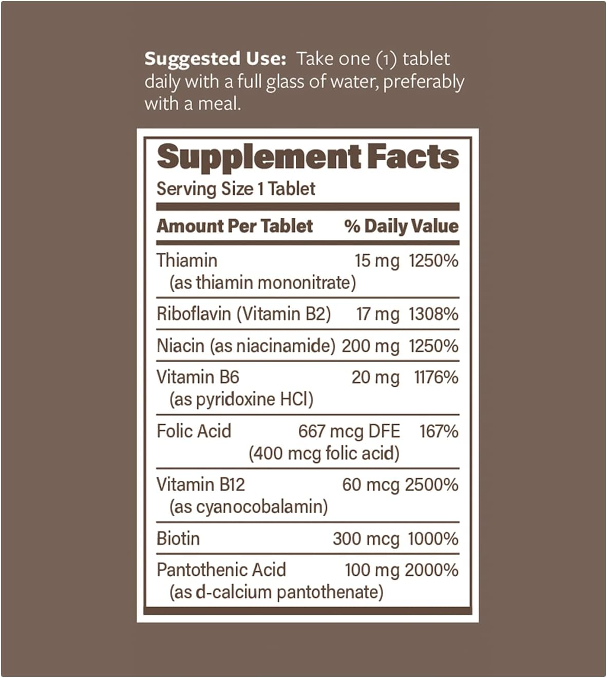 Endurance Products Endur-B Complex Sustained Release Vitamins 300 Tablets - B1 B2 B3 B6 B12 Folic Acid & Biotin - BoostGo Australia