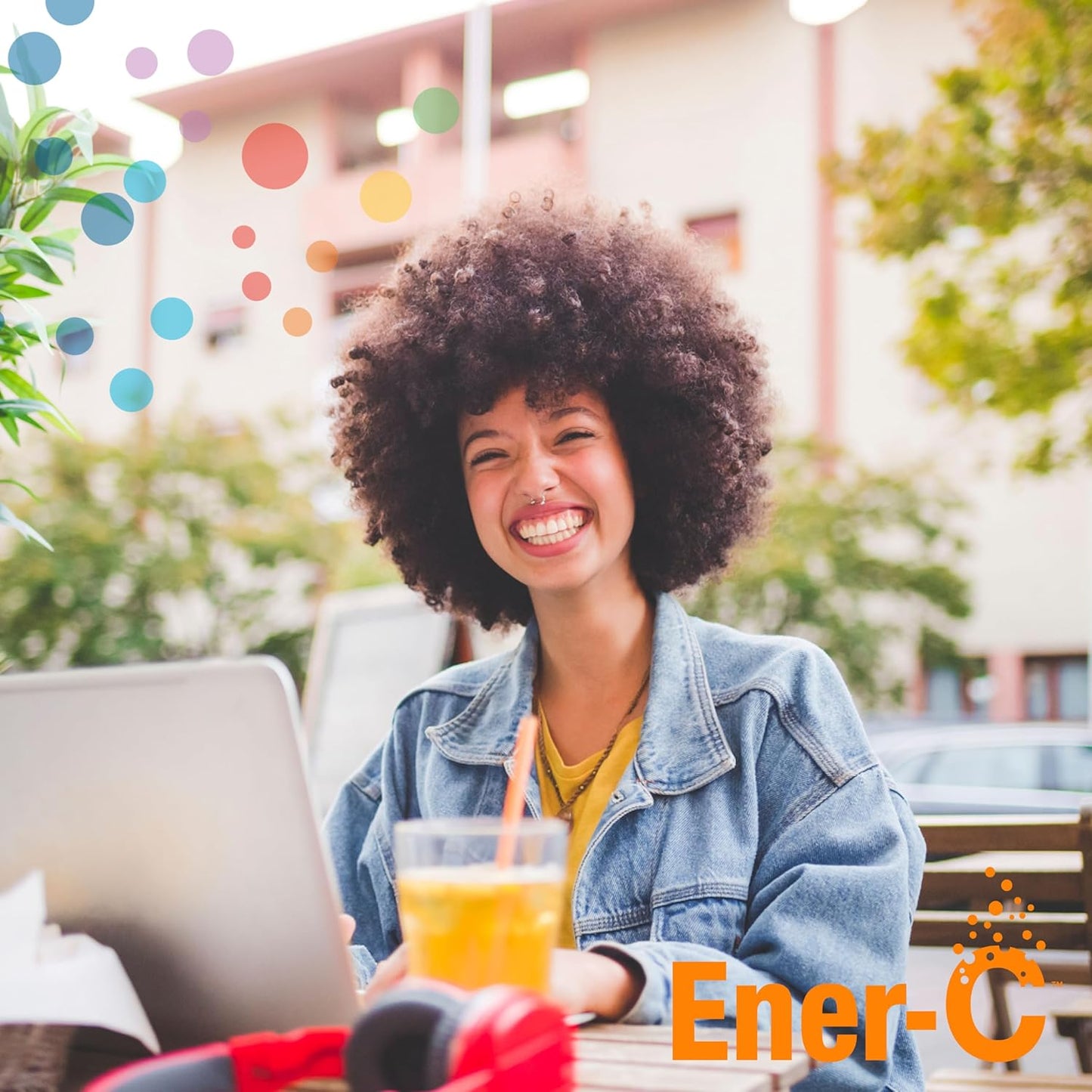 Ener-C Orange Multivitamin Drink Mix Powder with 1000mg Vitamin C & Electrolytes - Natural Energy & Immune Support - Non-GMO Vegan & Gluten Free - 60 Packets