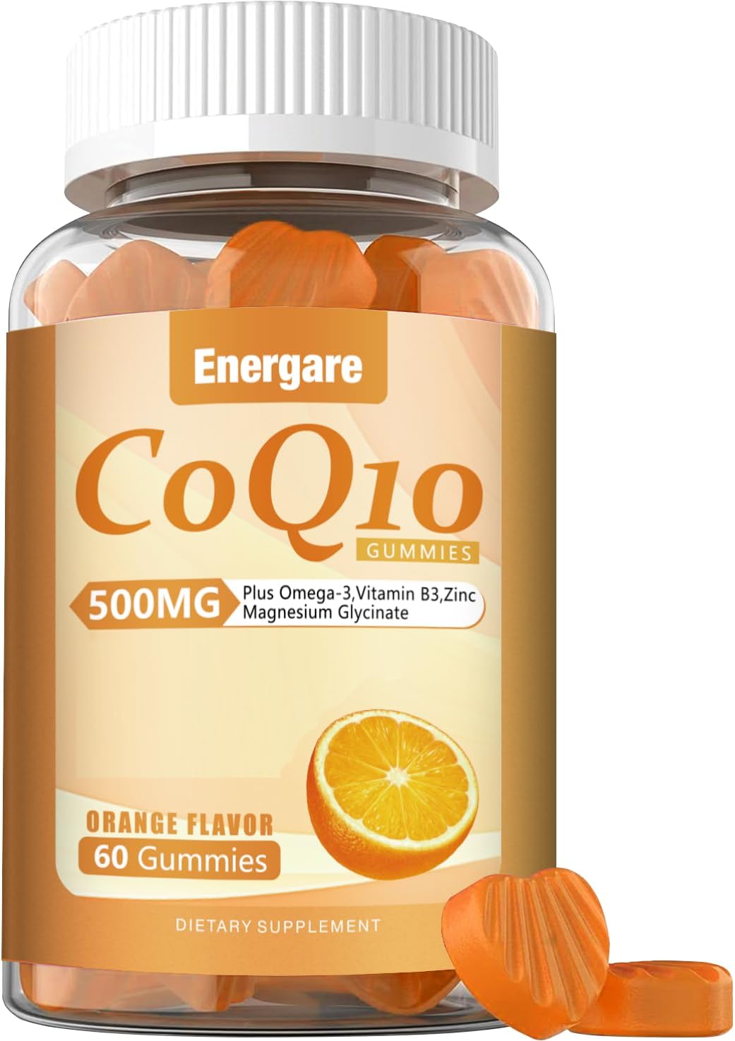 Energare CoQ10 500mg Gummies - 1 Pack, Energy Support Supplement