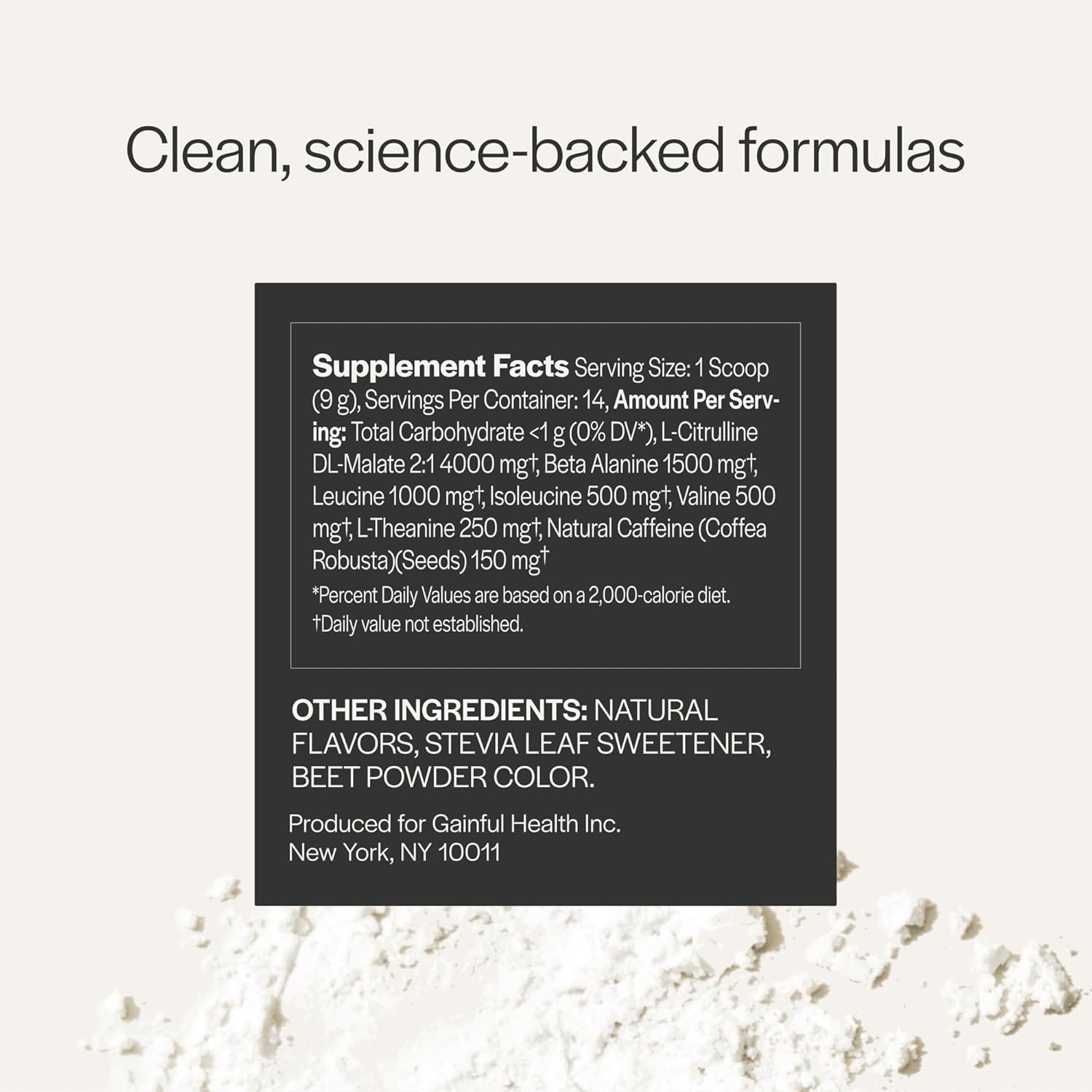 Energizing Watermelon Pre Workout Powder with Caffeine, BCAA's, and Amino Acids for Energy and Muscle Support - 14 Servings