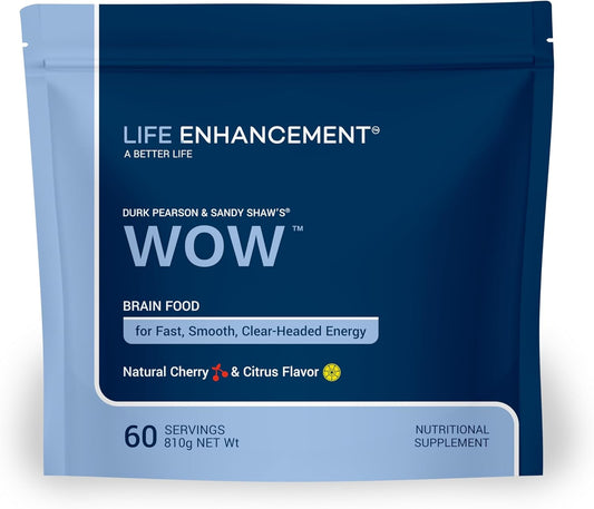 Energy-Boosting Drink Powder with B12, Niacin, Caffeine, Taurine, Phenylalanine, Vitamin C | 60 Servings