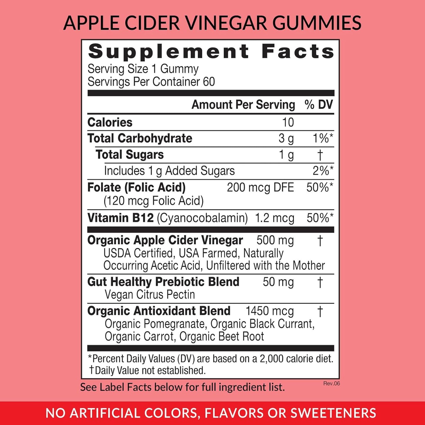 Eniva Health Apple Cider Vinegar Gourmet Gummy Vitamins 2 Pack - 120 Count