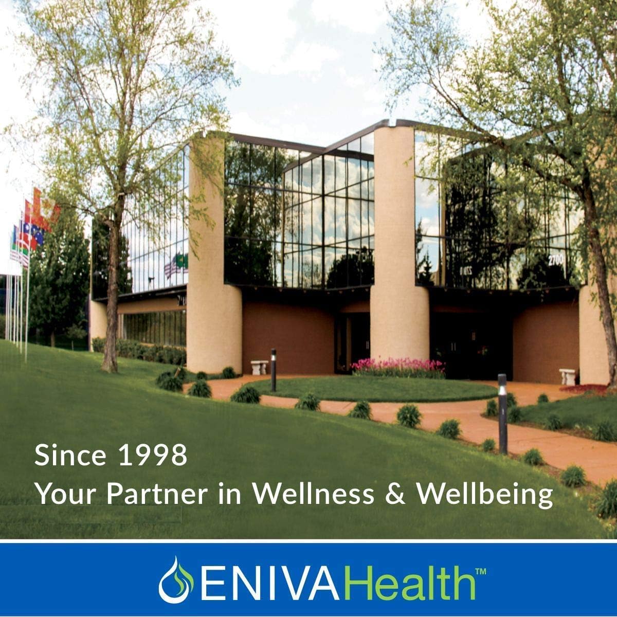 Eniva Health L-Glutamine Powder & Omega-3 Fish Oil Bundle - 1.1 lb Powder, 60 Capsules