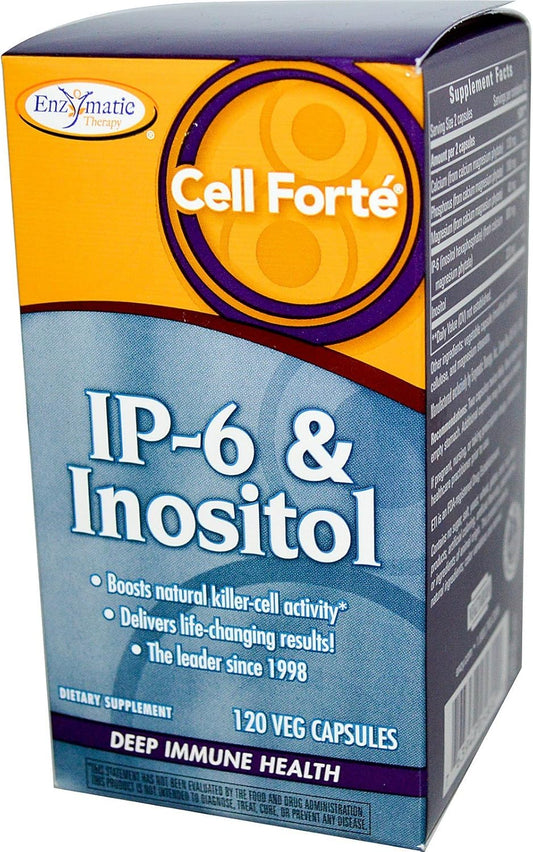 Enzymatic Therapy Cell Forte IP-6 Inositol 120 Veggie Caps - Immune Support Supplement